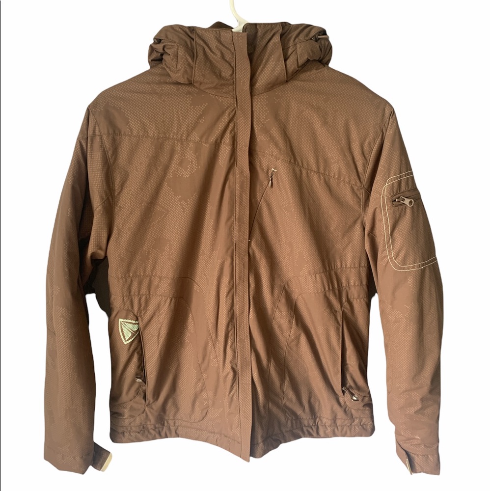 Firefly Brown Winter Ski Snowboard Jacket Small